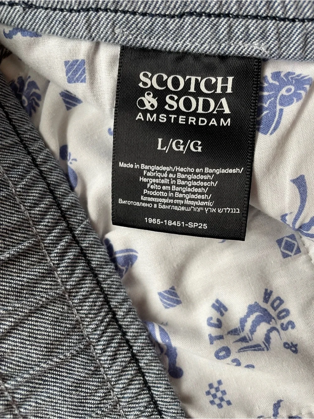 SCOTCH & SODA Fave Regular Fit Drawstring Elastic Waist Chino Shorts Preppy